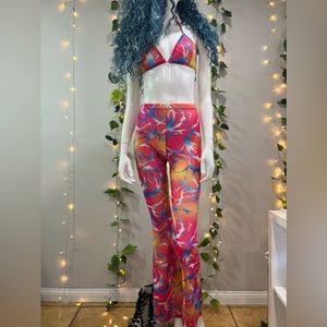 Flared pants set